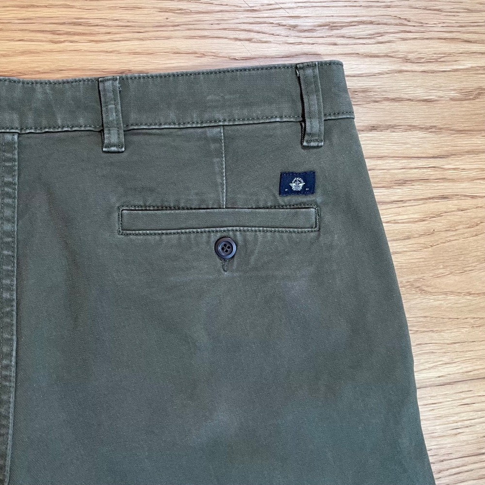 Dockers Ultimate Chino Pants Mens 34x30 Olive Green Slim Fit Gorpcore Business